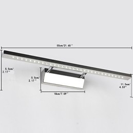 Funcție galvanizată modernă și contemporană pentru lumina de perete pentru iluminat de baie