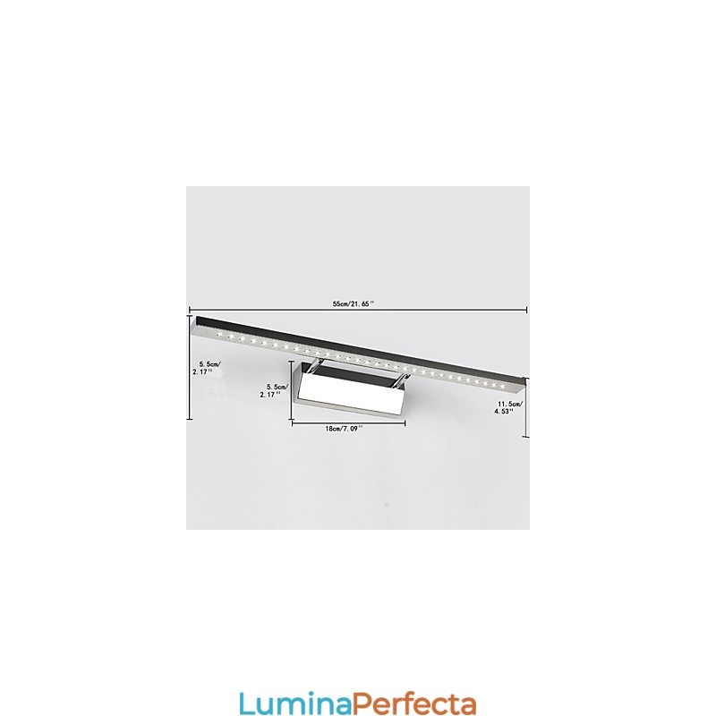 Funcție galvanizată modernă și contemporană pentru lumina de perete pentru iluminat de baie