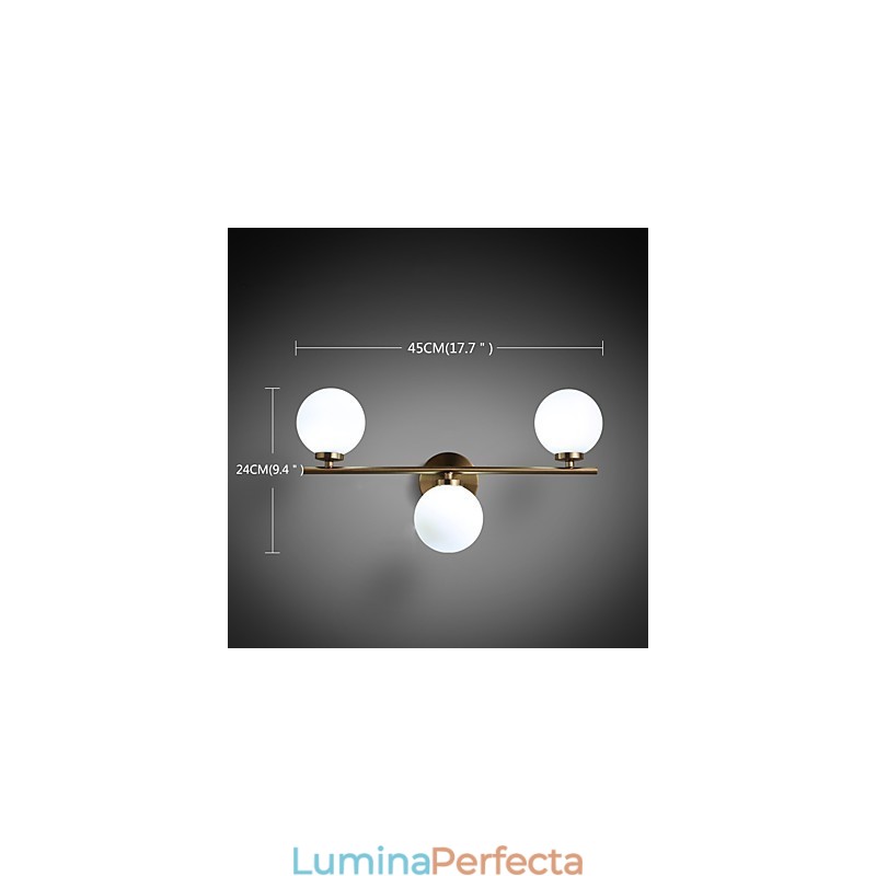 Aplică din sticlă Modern Contemporan Bronz Caracteristică pentru Applii de perete cu iluminare în stil mini