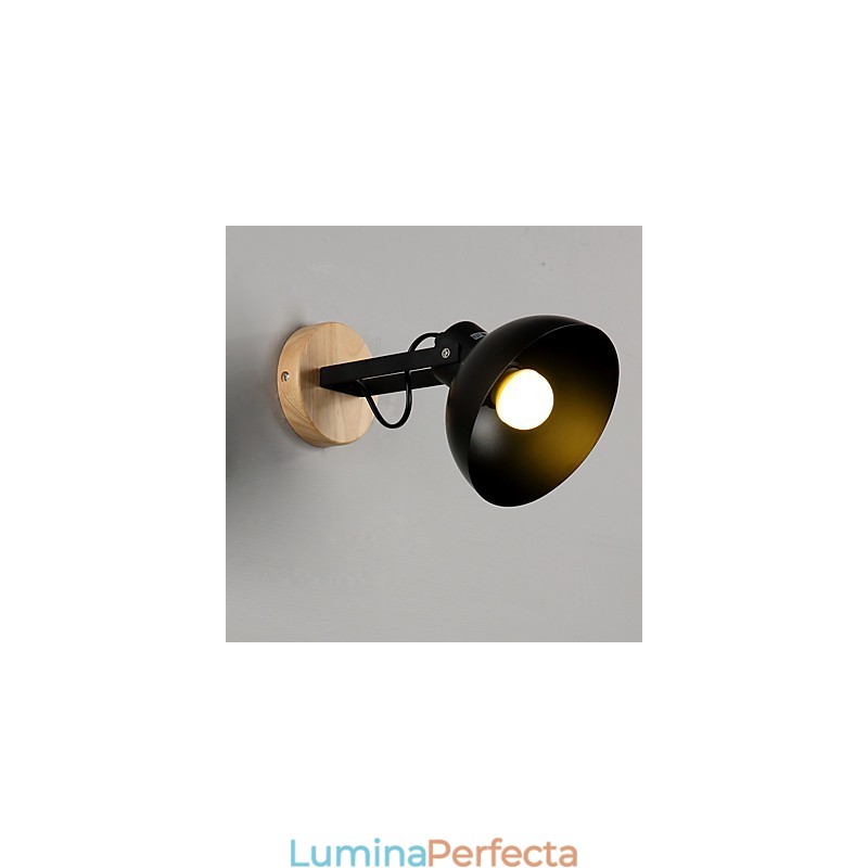 Caracteristică de pictură tradițională clasică rustică de cabană pentru aplice de perete cu lumină ambientală