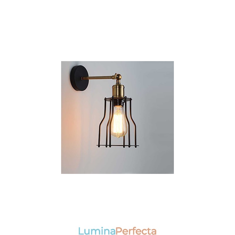 Aplice de perete vintage Loft Industrial Edison Fashion Simplicity Aplice de perete Capac de bază metalic