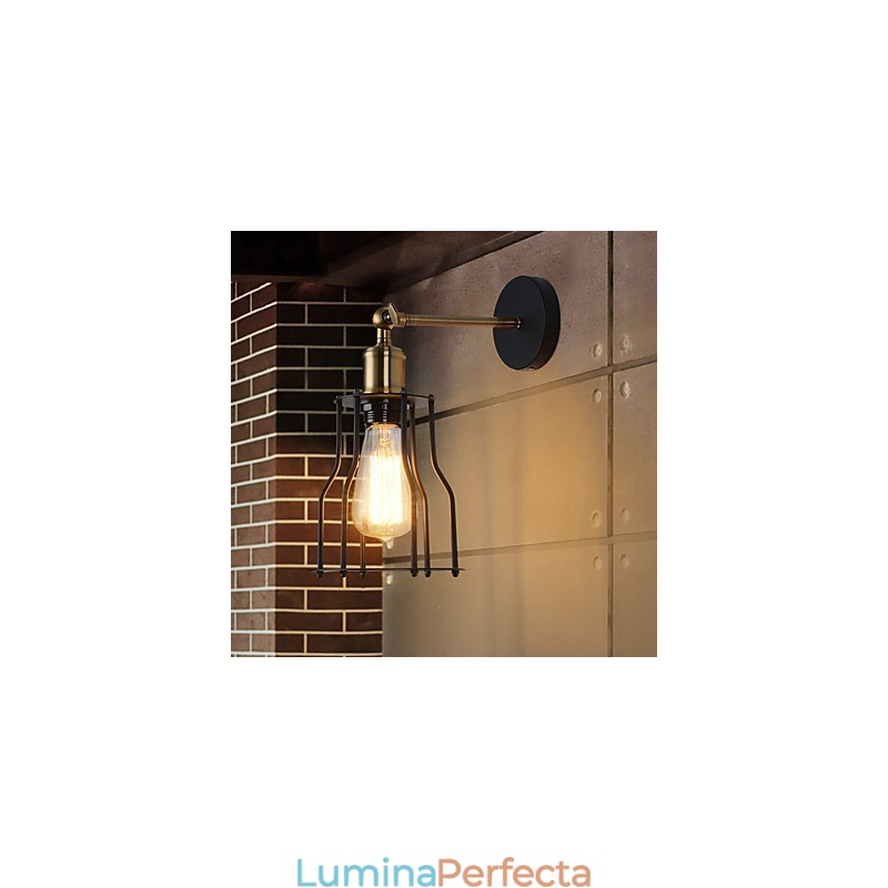 Aplice de perete vintage Loft Industrial Edison Fashion Simplicity Aplice de perete Capac de bază metalic