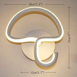 Lampă Modernă Minimalistă Dormitor Lampă Noptieră Coridoare Proiect de Hotel Iluminat Lampă Circulară din Aluminiu