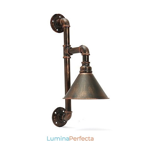 Aplice de perete cu țeavă de apă Stil industrial retro Creativ Country Metal Restaurant Cafe Baruri Bar Masă Aplice