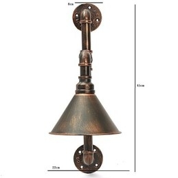 Aplice de perete cu țeavă de apă Stil industrial retro Creativ Country Metal Restaurant Cafe Baruri Bar Masă Aplice