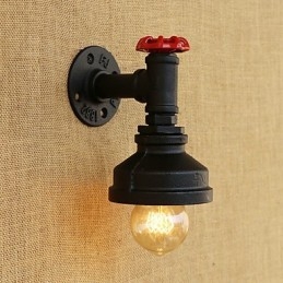 Caracteristică de pictură retro country pentru aplice de perete cu lumină ambientală