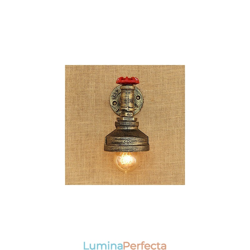 Caracteristică de pictură retro country pentru aplice de perete cu lumină ambientală