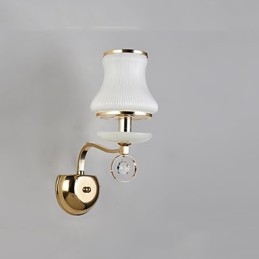 Caracteristică modernă și contemporană galvanizată pentru lumina ambientală de cristal Aplice de perete