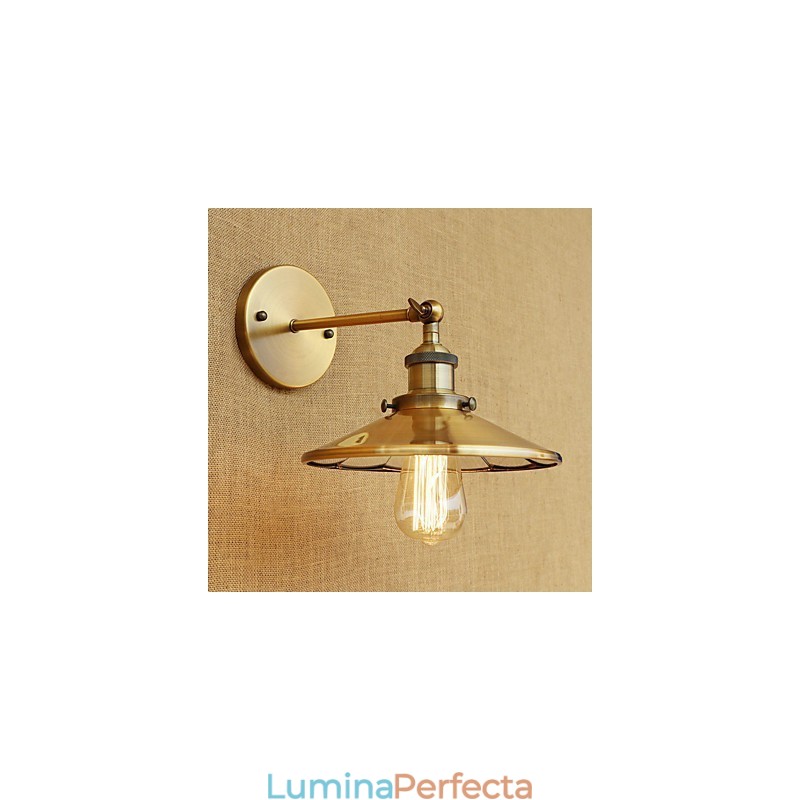 Rustic Lodge Country Retro Electroplated Caracteristică pentru aplice de perete cu lumină ambientală în stil mini