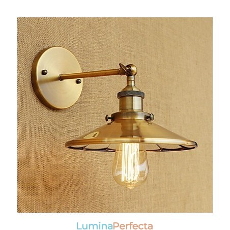 Rustic Lodge Country Retro Electroplated Caracteristică pentru aplice de perete cu lumină ambientală în stil mini Rustic Lodge Country Retro Electroplated Caracteristică pentru aplice de perete cu lumină ambientală în stil mini