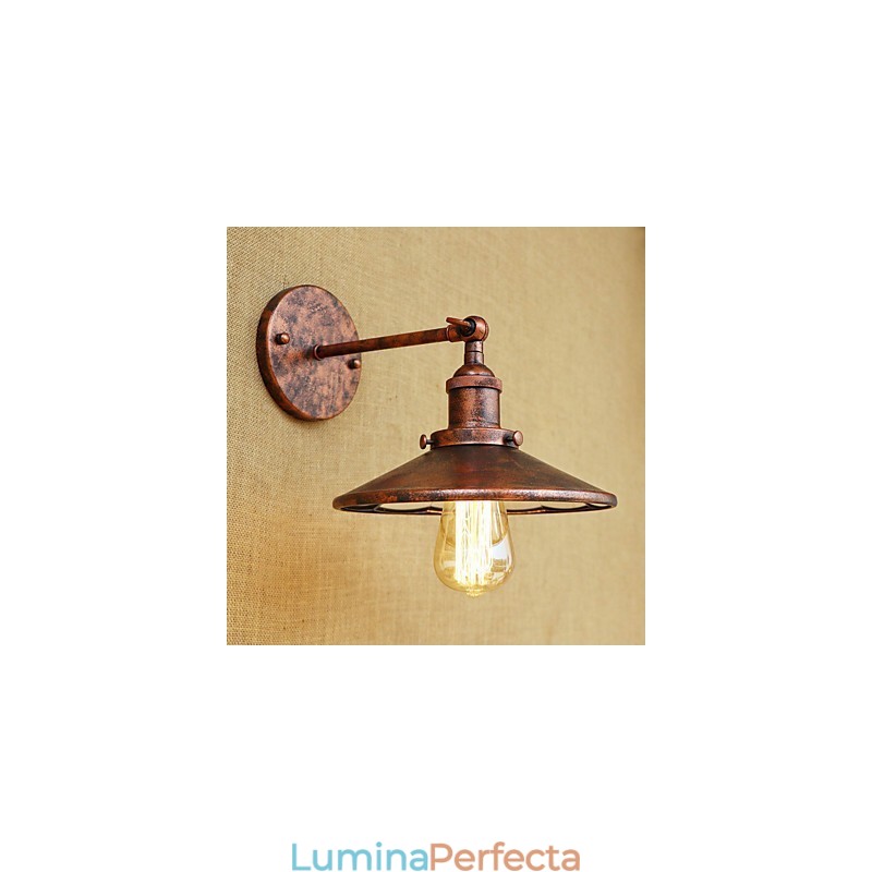 Rustic Lodge Country Retro Electroplated Caracteristică pentru aplice de perete cu lumină ambientală în stil mini