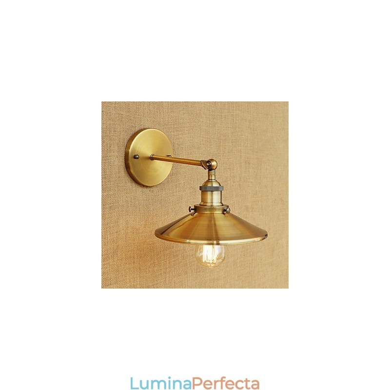 Rustic Lodge Country Retro Electroplated Caracteristică pentru aplice de perete cu lumină ambientală în stil mini