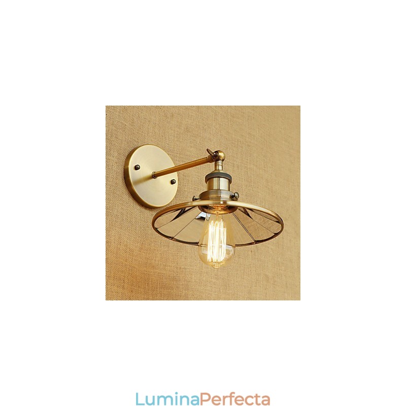 Rustic Lodge Country Retro Electroplated Caracteristică pentru aplice de perete cu lumină ambientală în stil mini