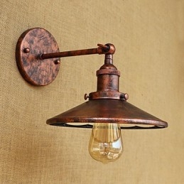 Rustic Lodge Country Retro Electroplated Caracteristică pentru aplice de perete cu lumină ambientală în stil mini