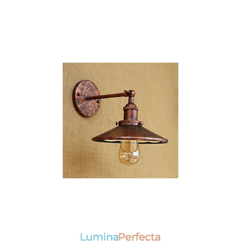 Rustic Lodge Country Retro Electroplated Caracteristică pentru aplice de perete cu lumină ambientală în stil mini