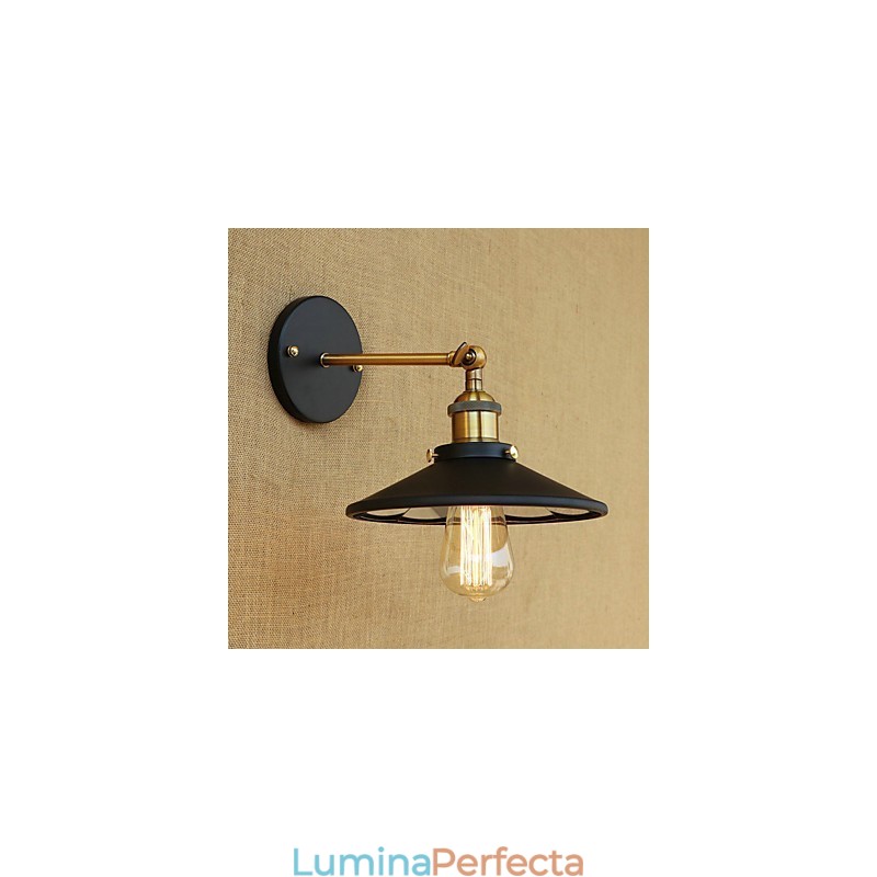 Caracteristică de pictură retro country pentru stil mini aplice de perete cu lumină ambientală