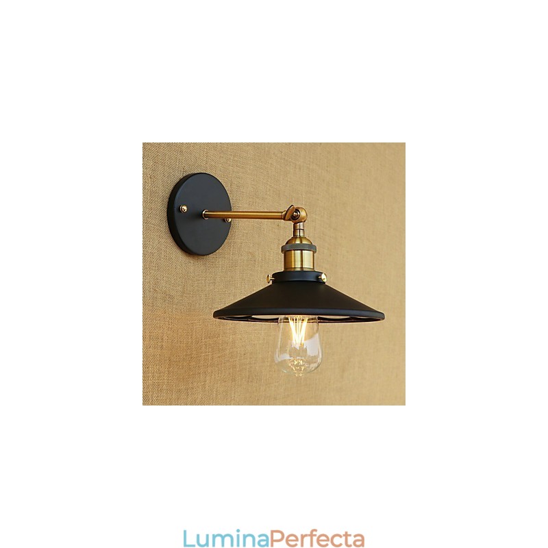 Caracteristică de pictură retro country pentru stil mini aplice de perete cu lumină ambientală