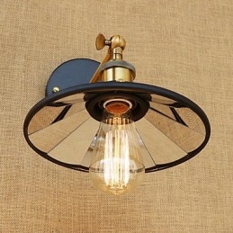Caracteristică de pictură retro country pentru stil mini aplice de perete cu lumină ambientală