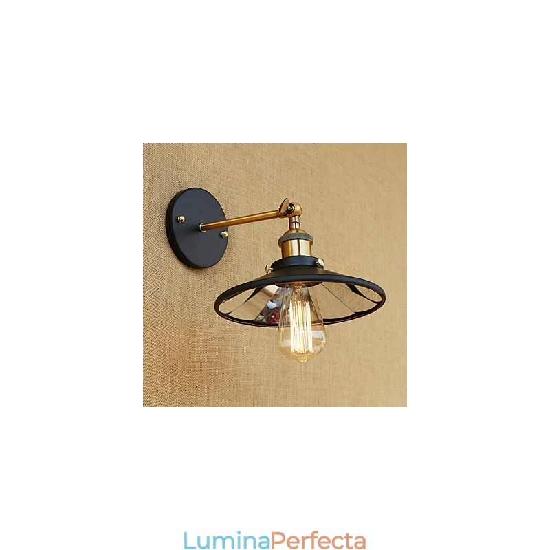 Caracteristică de pictură retro country pentru stil mini aplice de perete cu lumină ambientală