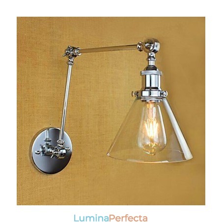 Caracteristică galvanizată retro country pentru lumini cu braț oscilant pentru protecția ochilor în stil mini Caracteristică galvanizată retro country pentru lumini cu braț oscilant pentru protecția ochilor în stil mini