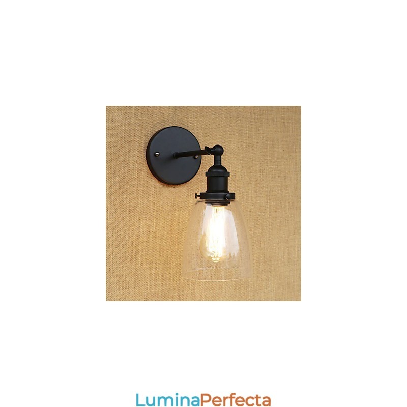 Caracteristică de pictură retro de la țară pentru aplice de perete cu lumină ambientală pentru protecția ochilor în stil mini