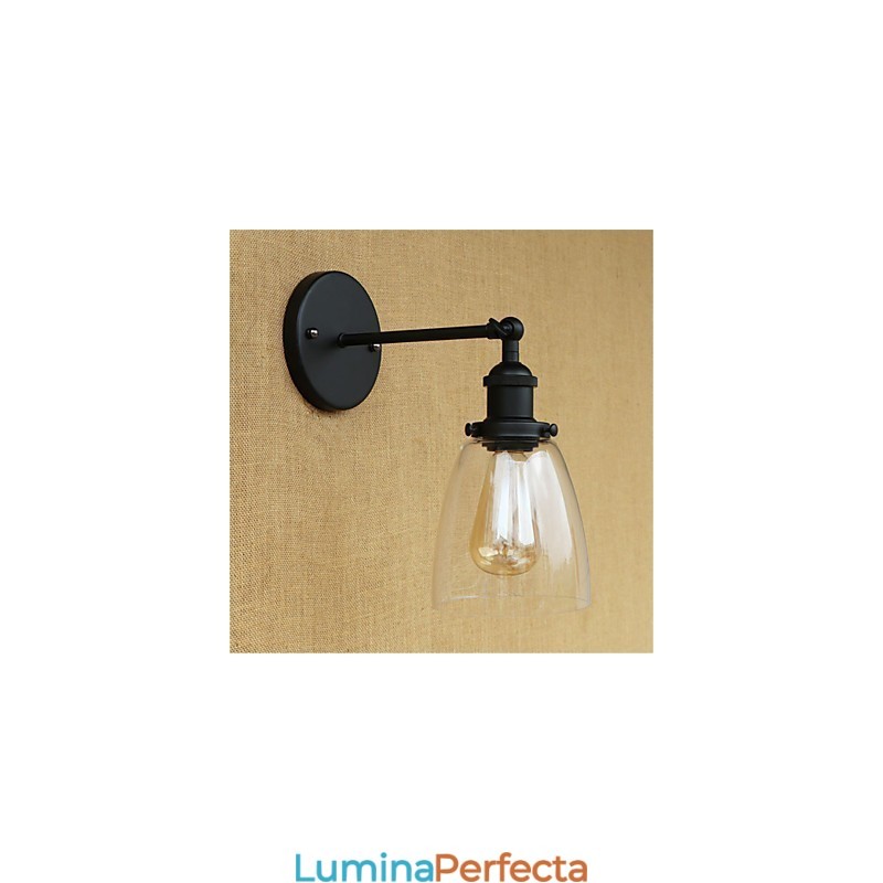 Caracteristică de pictură retro de la țară pentru aplice de perete cu lumină ambientală pentru protecția ochilor în stil mini