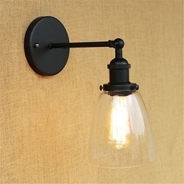 Caracteristică de pictură retro de la țară pentru aplice de perete cu lumină ambientală pentru protecția ochilor în stil mini