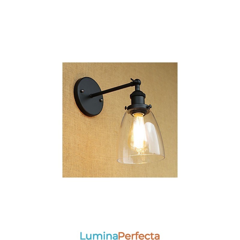 Caracteristică de pictură retro de la țară pentru aplice de perete cu lumină ambientală pentru protecția ochilor în stil mini