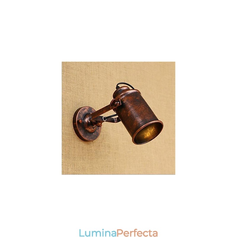Caracteristică de pictură retro rustic Lodge Country pentru protecția ochilor în stil mini perete cu lumină ambientală