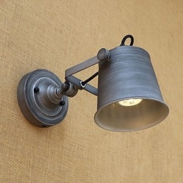 Caracteristică de pictură retro rustic Lodge Country pentru protecția ochilor în stil mini perete cu lumină ambientală