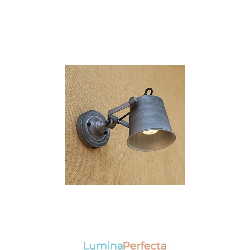 Caracteristică de pictură retro rustic Lodge Country pentru protecția ochilor în stil mini perete cu lumină ambientală