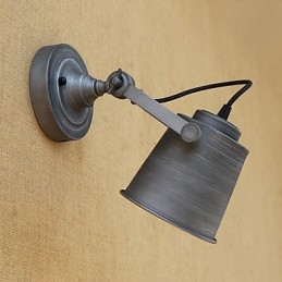 Caracteristică de pictură retro rustic Lodge Country pentru protecția ochilor în stil mini perete cu lumină ambientală