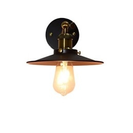 Vopsea Lampă de perete din fier cu un singur perete Dumb Black Lightsaber Lamp On Wall