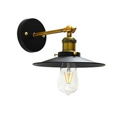 Vopsea Lampă de perete din fier cu un singur perete Dumb Black Lightsaber Lamp On Wall