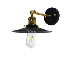 Vopsea Lampă de perete din fier cu un singur perete Dumb Black Lightsaber Lamp On Wall