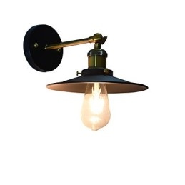 Vopsea Lampă de perete din fier cu un singur perete Dumb Black Lightsaber Lamp On Wall