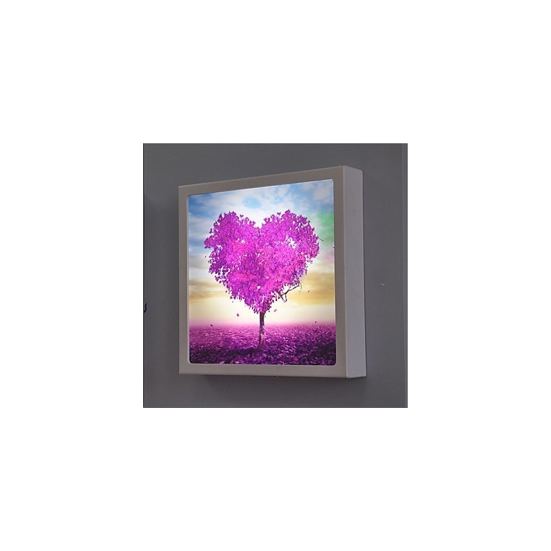 Funcție integrată de pictură modernă contemporană modernă contemporană pentru aplice de perete cu lumină ambientală