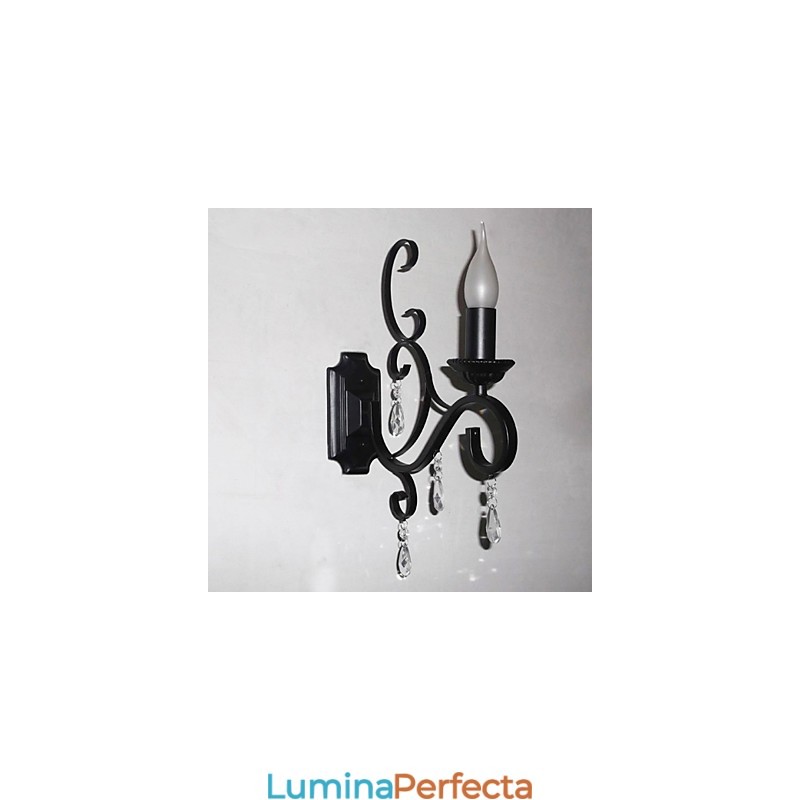 Lumanare Cristal Lampa Fier Personalitate Creativa Coridor Scara Decorat Lampa Noptiera Lampa De Perete