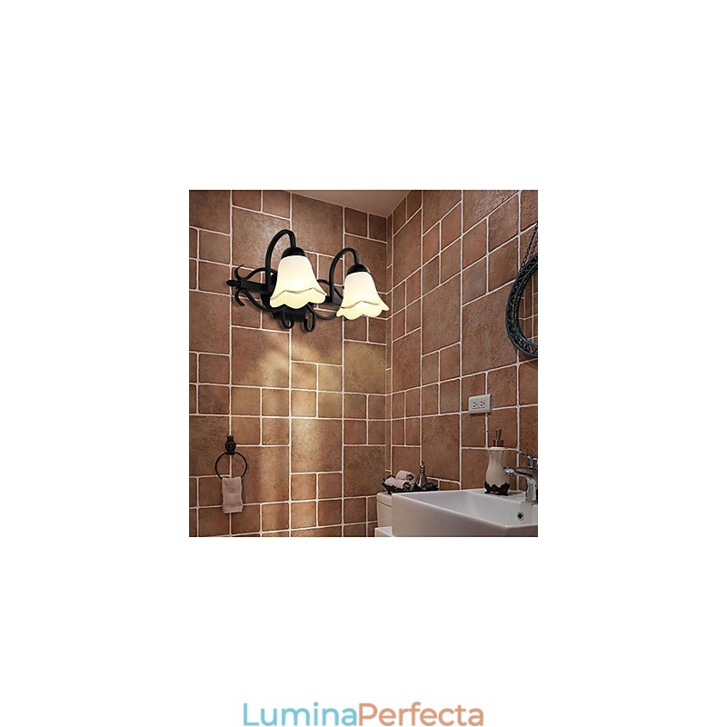 Rustic Lodge Electroplated Caracteristică pentru Downlight Baie Lumină de perete