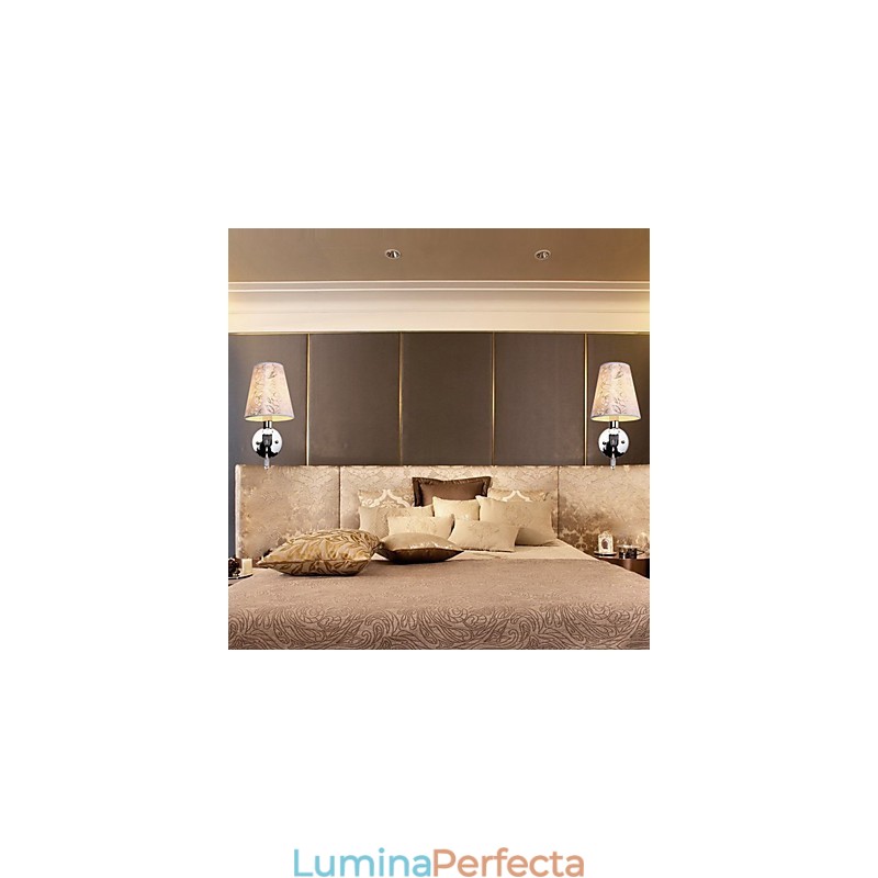 Caracteristică modernă, contemporană, galvanizată, pentru lumina ambientală Aplice de perete
