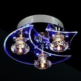 Candelabru Modern Crystal Living 3 Lumini