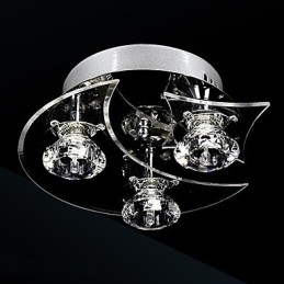 Candelabru Modern Crystal Living 3 Lumini