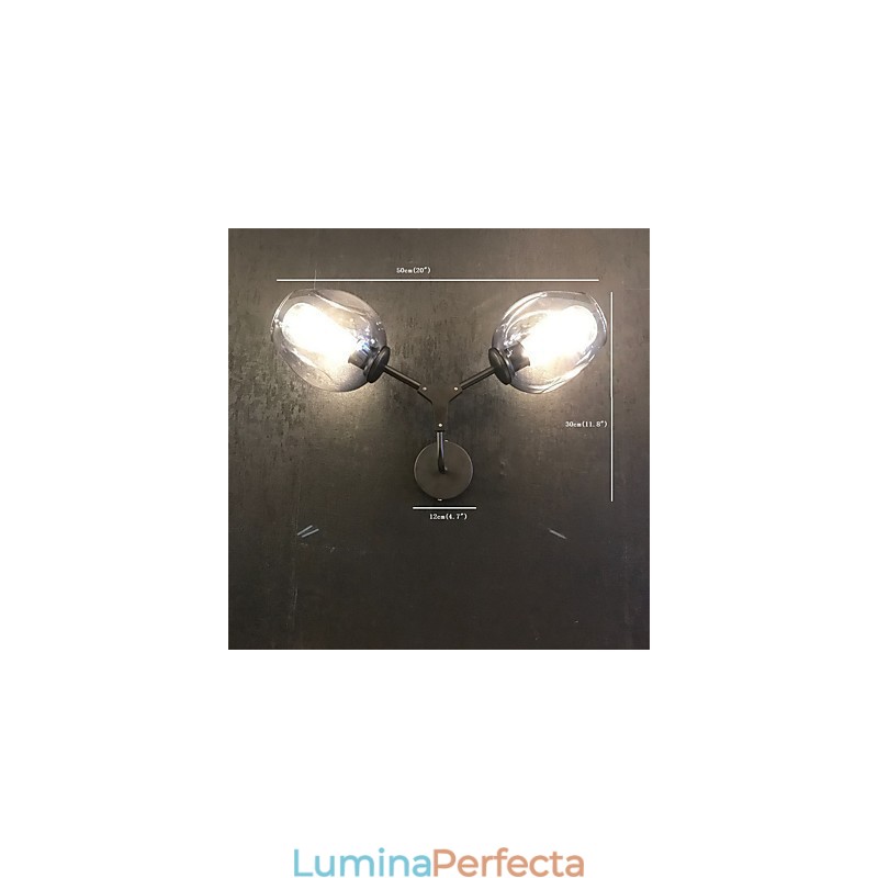 Rustic Lodge Vintage Country Retro Pictură Caracteristică pentru Mini Style Ambient Light Appliques Lampă de perete