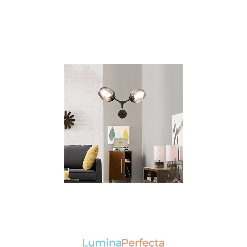 Rustic Lodge Vintage Country Retro Pictură Caracteristică pentru Mini Style Ambient Light Appliques Lampă de perete