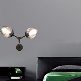 Rustic Lodge Vintage Country Retro Pictură Caracteristică pentru Mini Style Ambient Light Appliques Lampă de perete