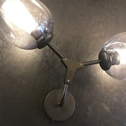 Rustic Lodge Vintage Country Retro Pictură Caracteristică pentru Mini Style Ambient Light Appliques Lampă de perete