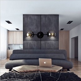 Rustic Lodge Country Electroplated Caracteristică pentru Mini Style Ambient Light Appliques Aplice de perete