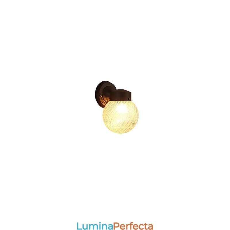 Caracteristică modernă și contemporană de finisaj cu oxid negru pentru aplice de perete cu lumină ambientală în stil mini
