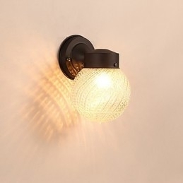 Caracteristică modernă și contemporană de finisaj cu oxid negru pentru aplice de perete cu lumină ambientală în stil mini