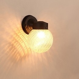 Caracteristică modernă și contemporană de finisaj cu oxid negru pentru aplice de perete cu lumină ambientală în stil mini